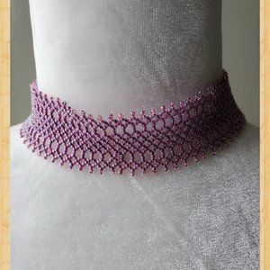 beautiful woven choker handmade with love